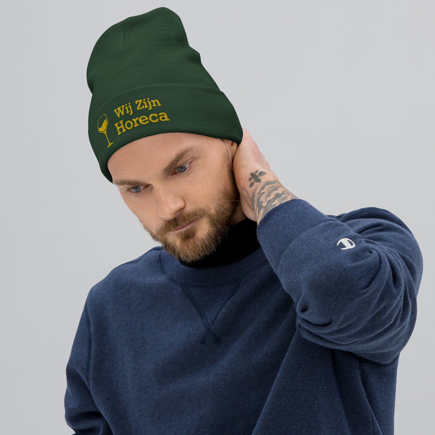 Geborduurde Beanie
