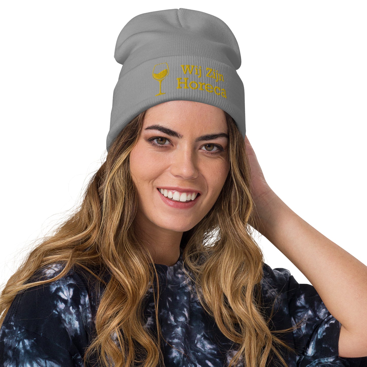 Geborduurde Beanie