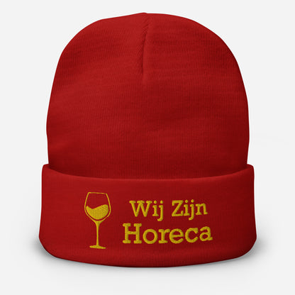 Geborduurde Beanie
