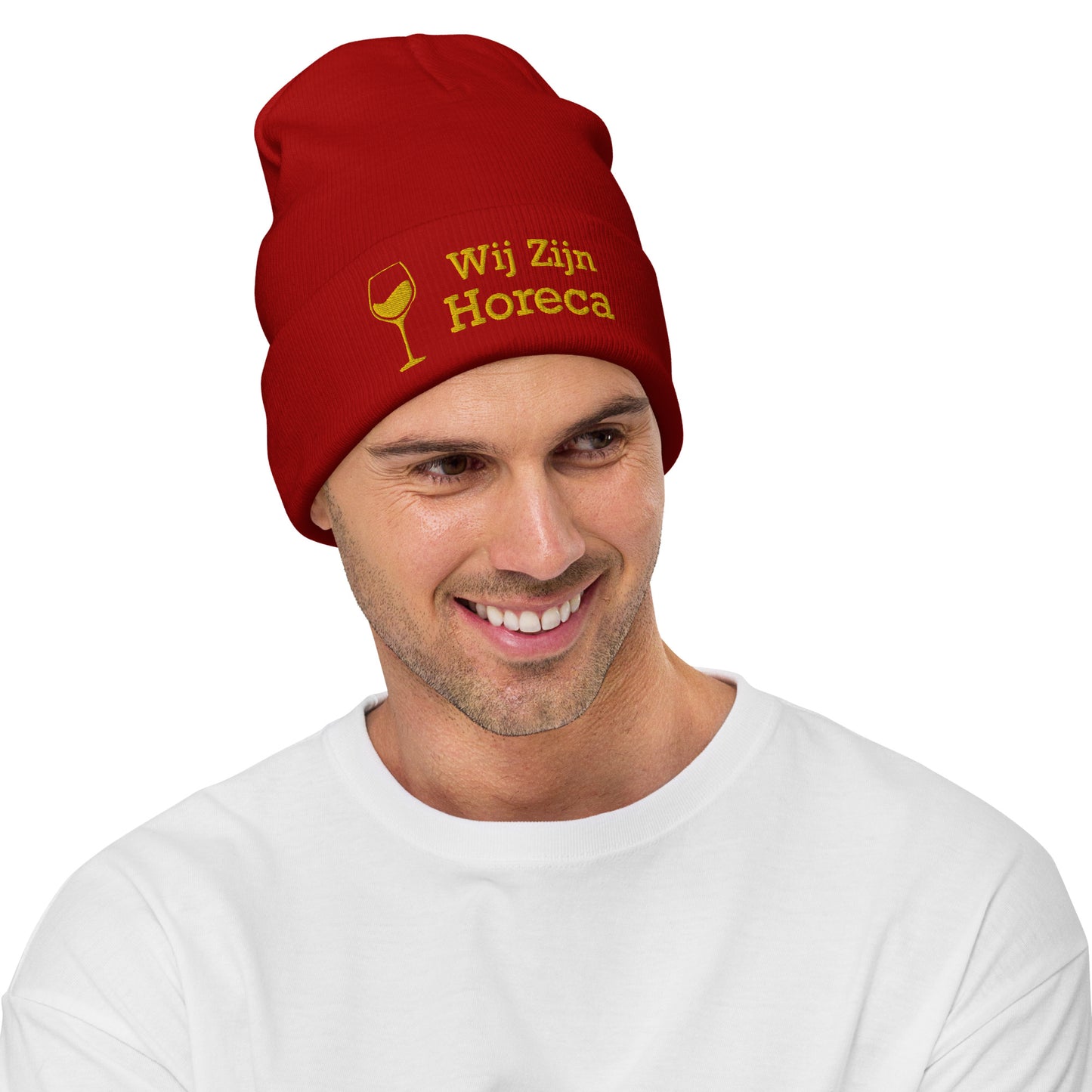 Geborduurde Beanie