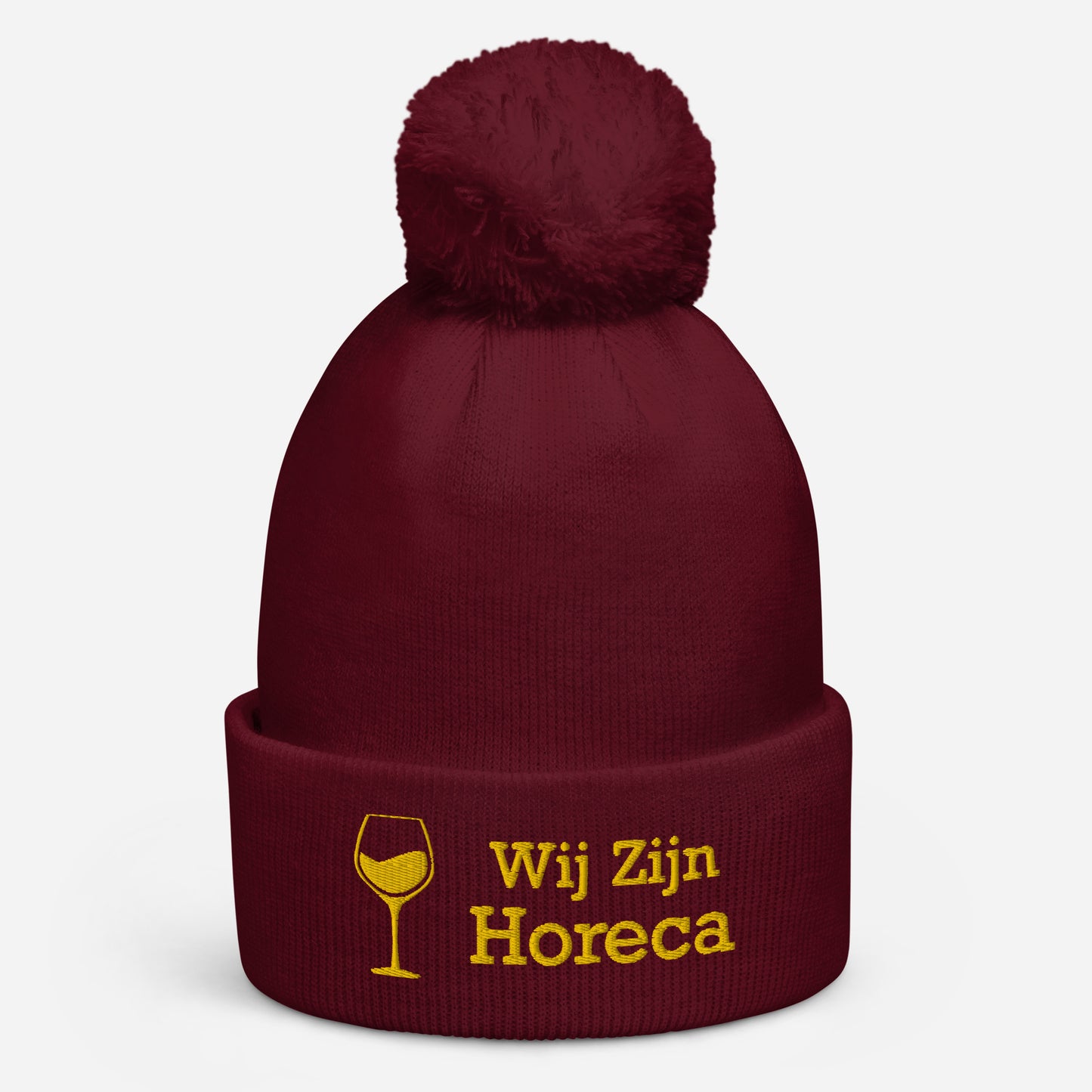Beanie met pompon