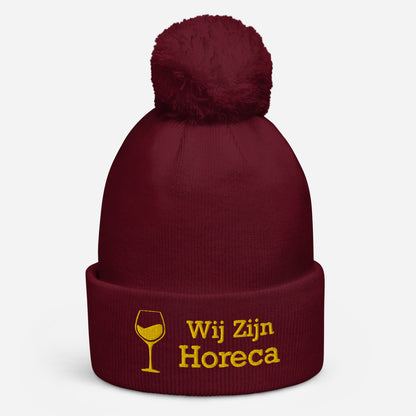 Beanie met pompon