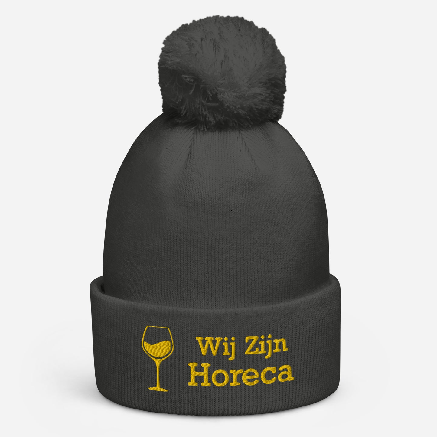 Beanie met pompon