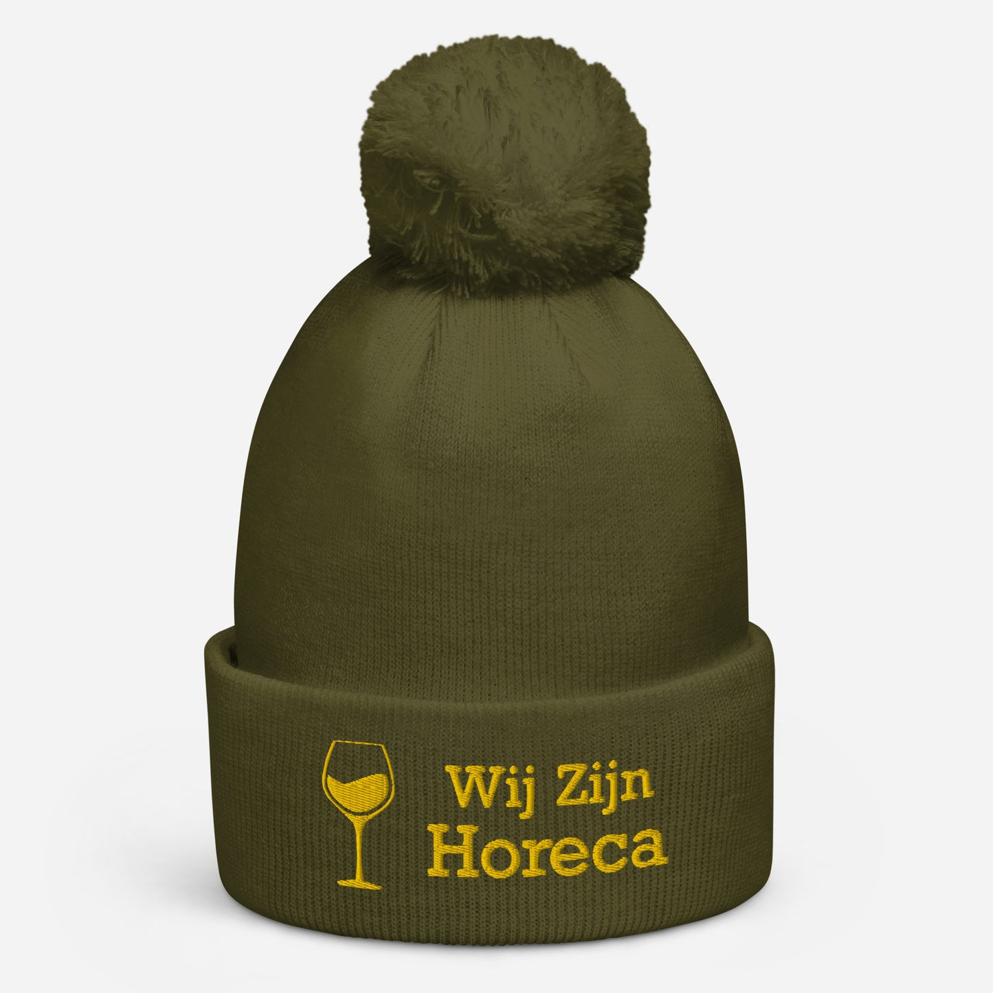 Beanie met pompon